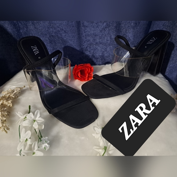 ZARA Black SHOES size 41 size 10 USA